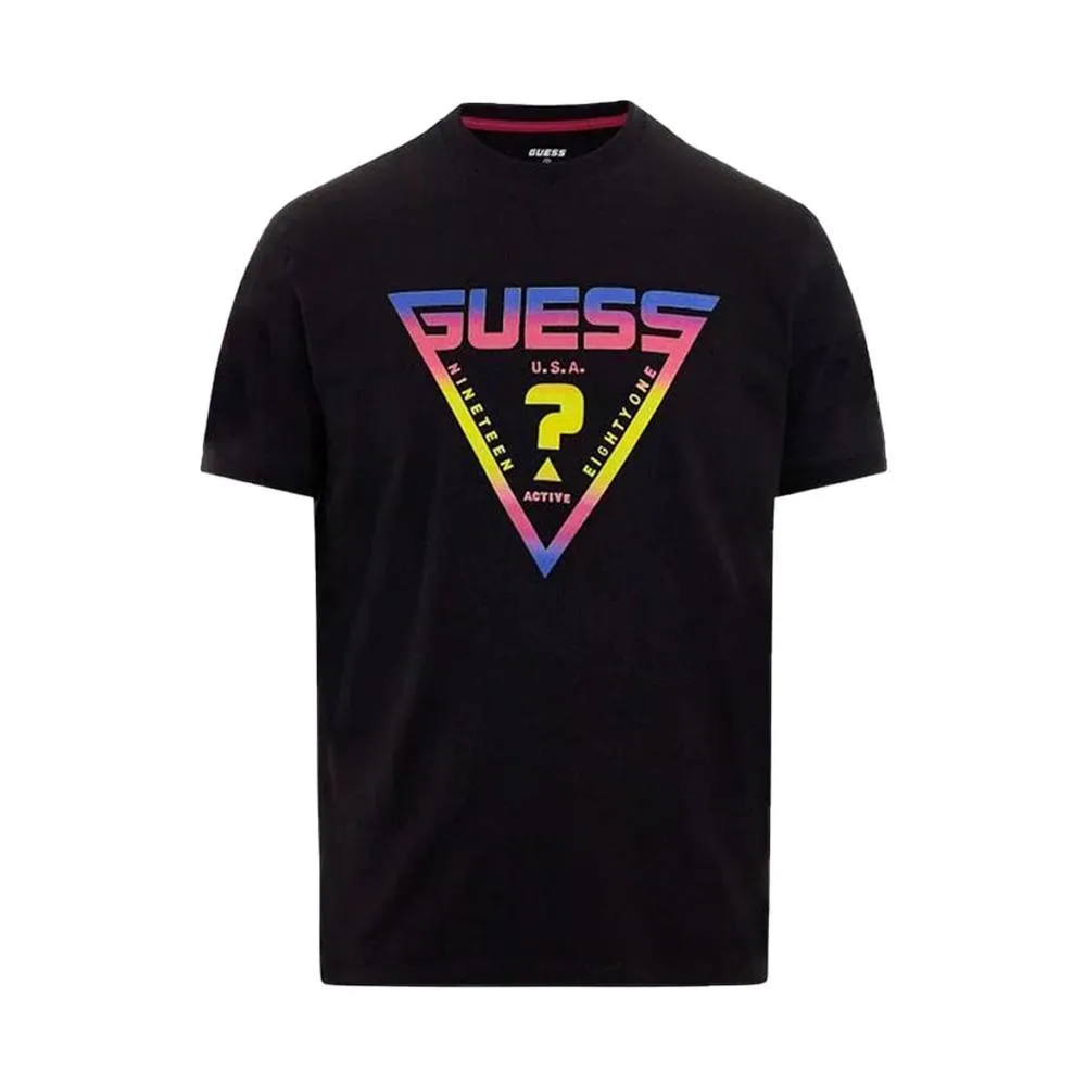  T-SHIRT GUESS. NERO 